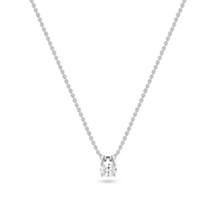Sif Jakobs 925 Sterling Silver Ovale Necklace SJ-N2744-CZ
