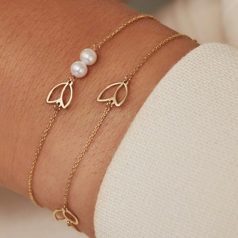 Isabel Bernard Cadeau d'Isabel 14 karaat gouden ketting en armband giftset IB90187-zoom-