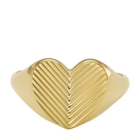 Fossil Harlow Gold-coloured Ring JF04655710-6