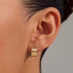 Beloro Jewels La Rinascente Amelie 9 karat gold hoop earrings BO360107