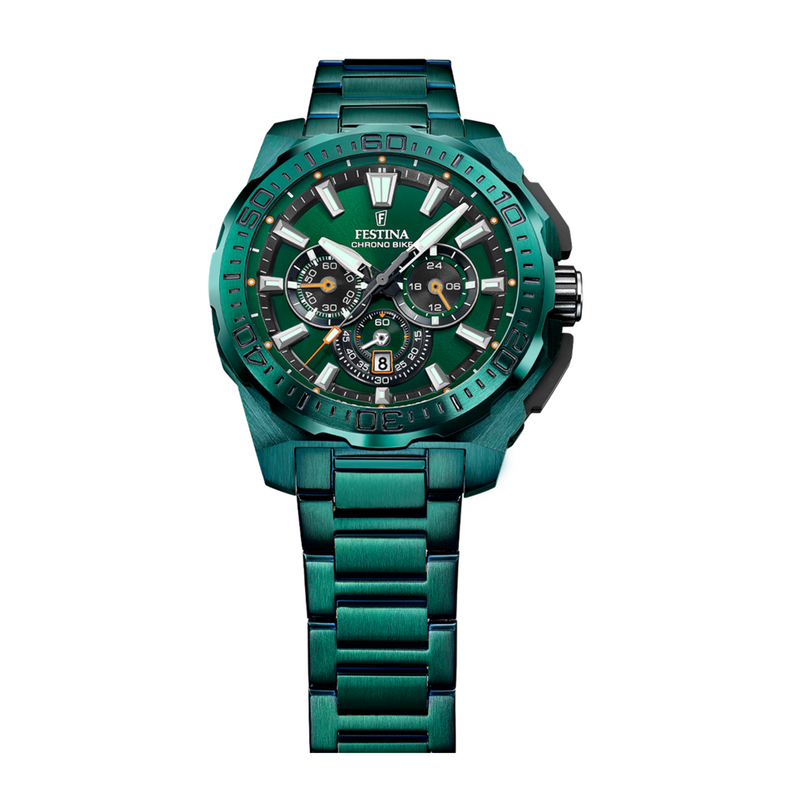 Festina Chrono Bike Green Men's Watch F20730/1-zoom-