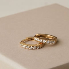 Karma 14 karat gold plated Earparty EPV01GP