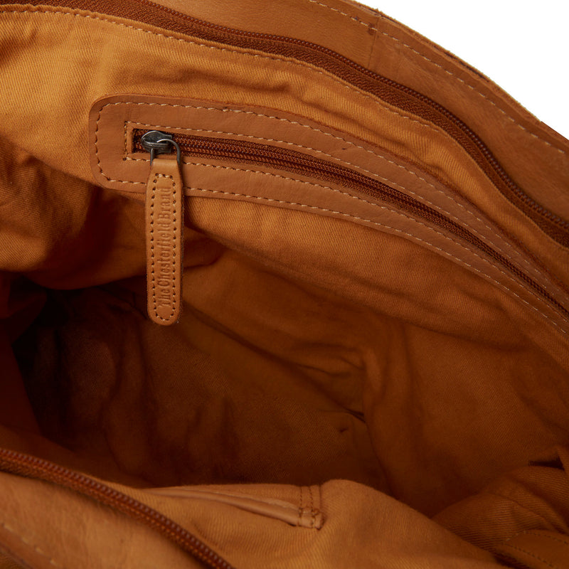 The Chesterfield Brand Ontario Leather Cognac Shopper C38.019807-zoom-