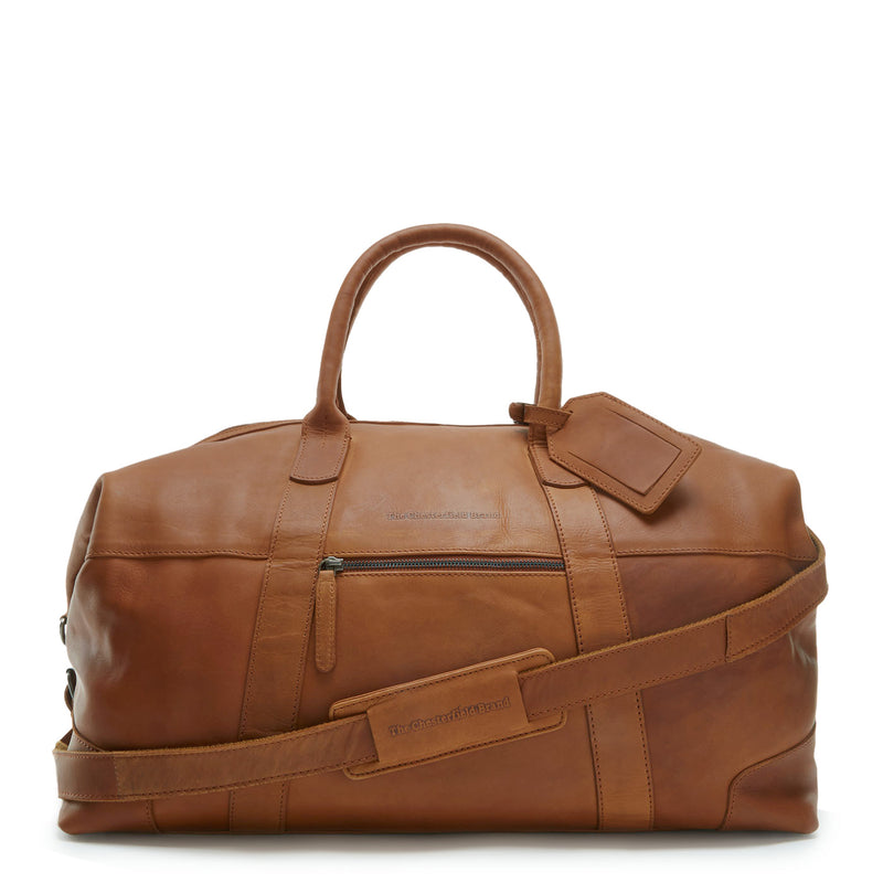 The Chesterfield Brand Portsmouth Cognac Leather Travel bag C20.001731-zoom-
