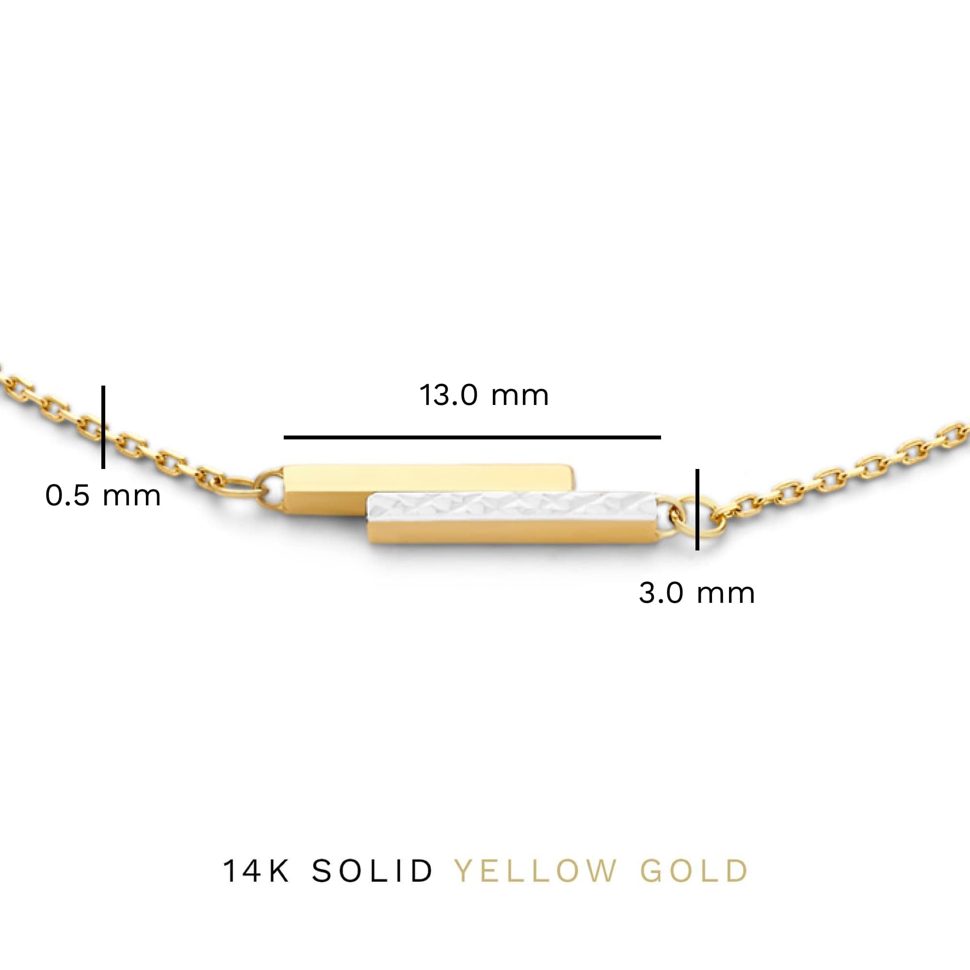 Isabel Bernard Le Marais Alice 14 Carat Golden Bracelet IB320119