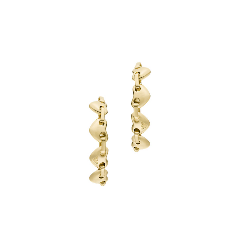 Emporio Armani Sentimental Brass Women's Earrings EGS3333710-zoom-
