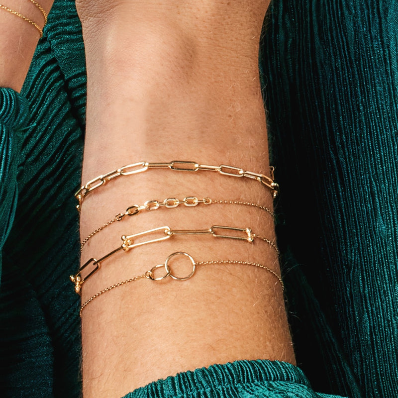 Jackie Gold 14K Golden Bracelet JKB22.048-zoom-