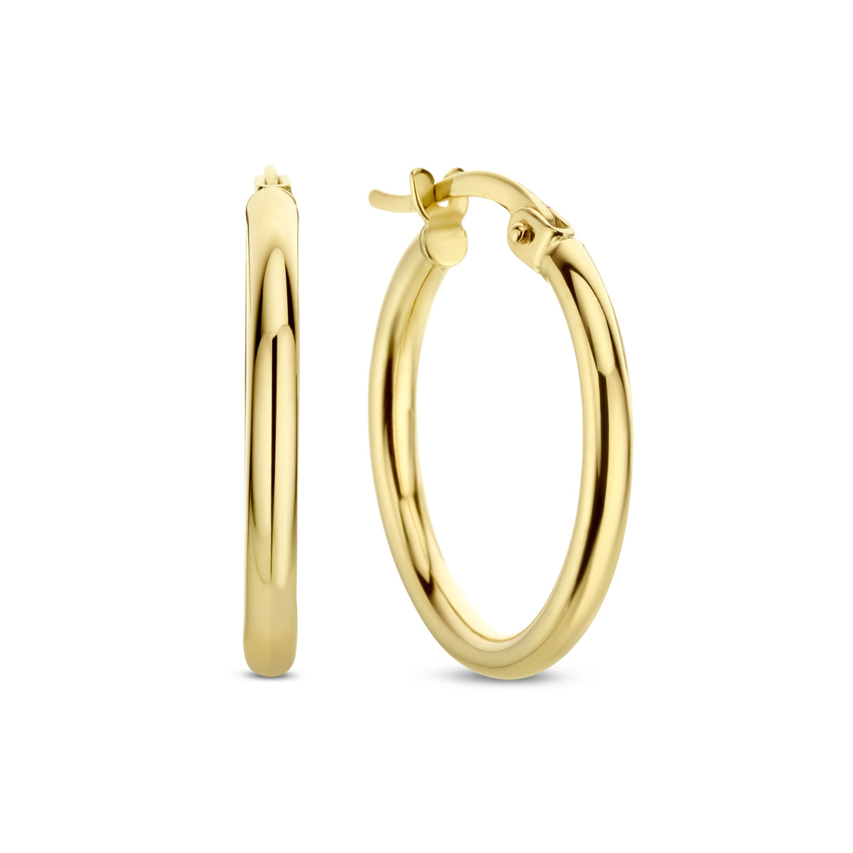 Beloro Jewels La Rinascente Chiara 9 carat gold Hoop Earrings BO360016