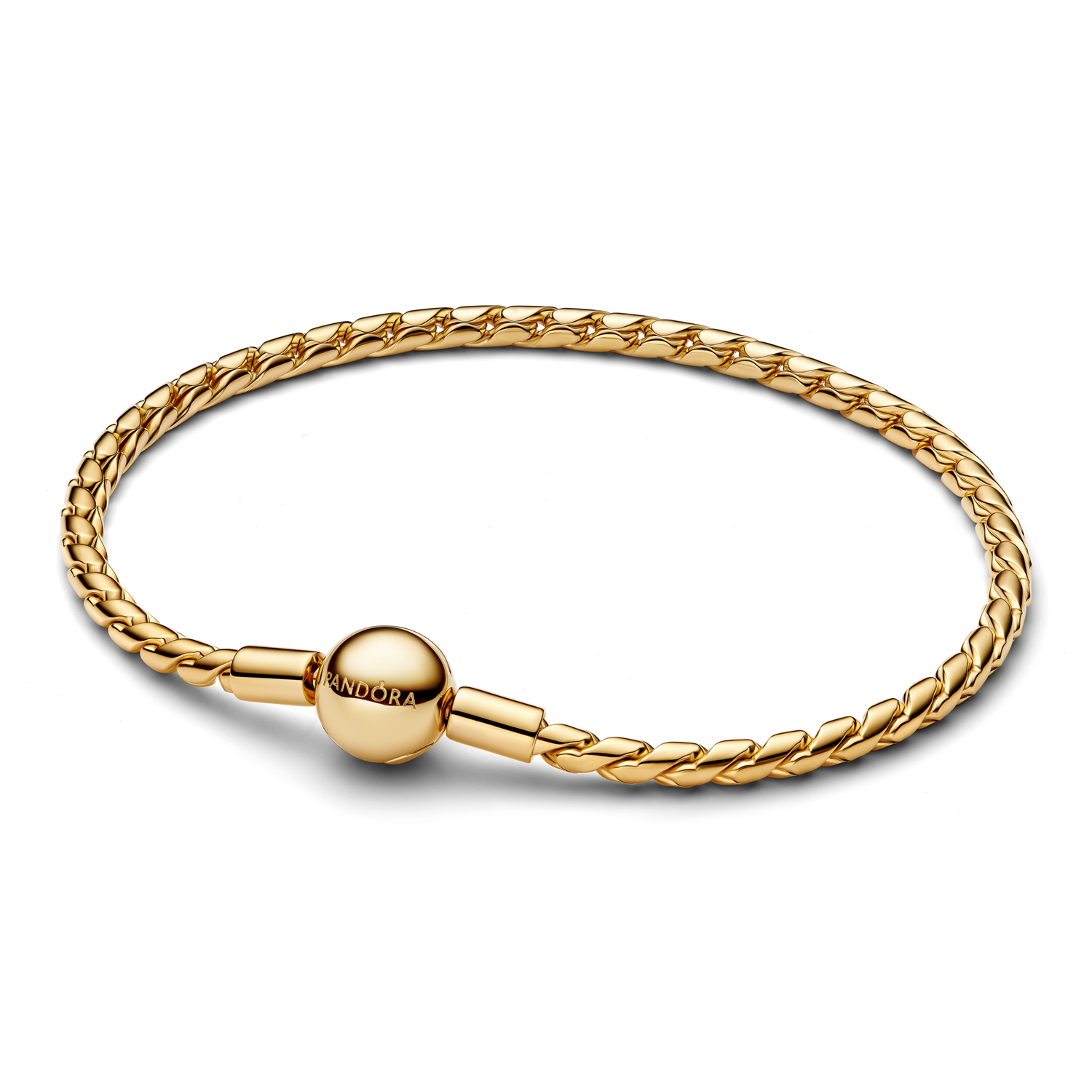 Pandora Moments Gold Plated Bracelet 564028C00-20