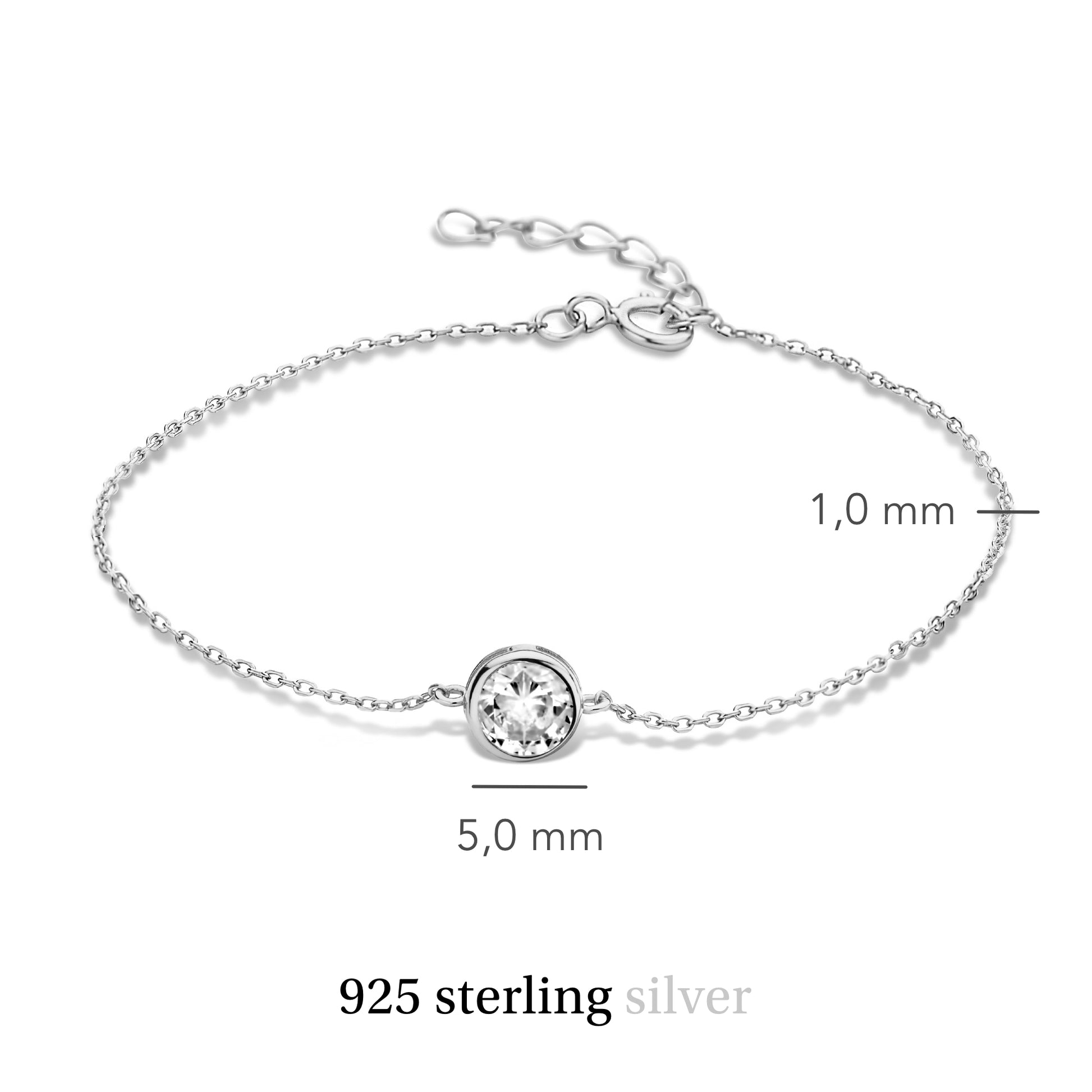 Violet Hamden Venus 925 Sterling Silver BraceletwithBirthstone VH320009-JUL