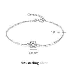 Violet Hamden Venus 925 Sterling Silver BraceletwithBirthstone VH320009-JUL