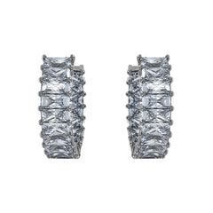 Swarovski Matrix Silver Earrings 5658650