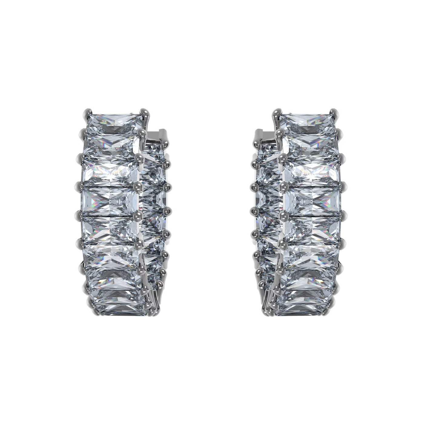 Swarovski Matrix Silver Earrings 5658650