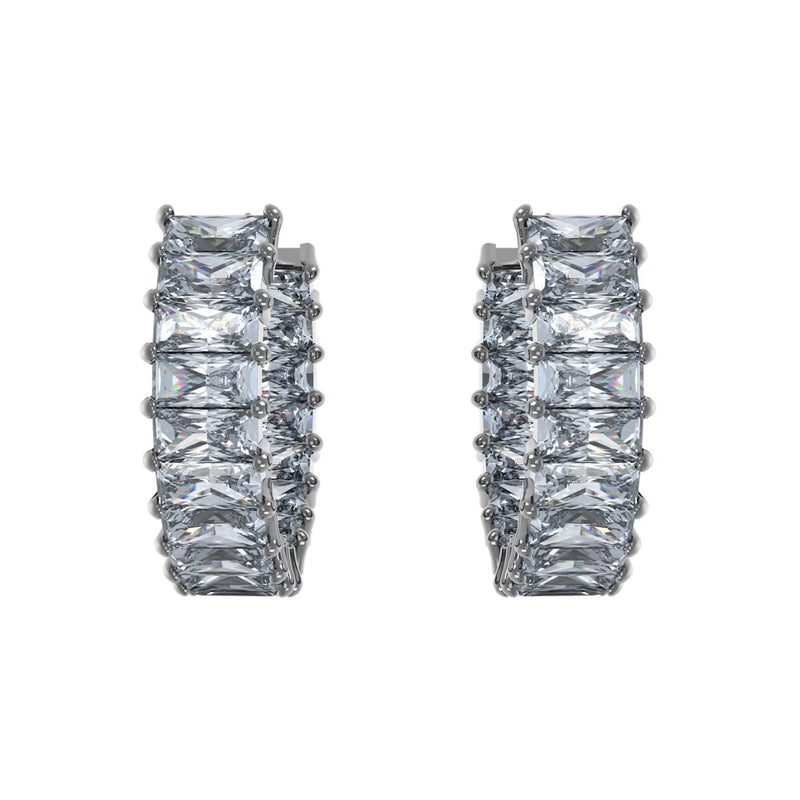 Swarovski Matrix Silver-coloured Earrings 5658650-zoom-