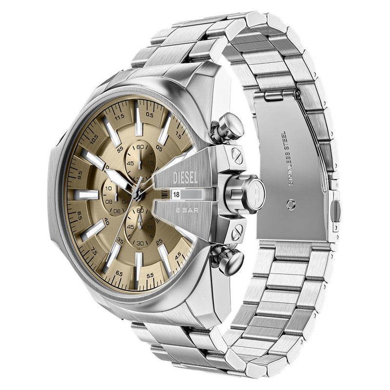 Diesel Mega Chief Slim Round Gold Dial Watch DZ4702-zoom-