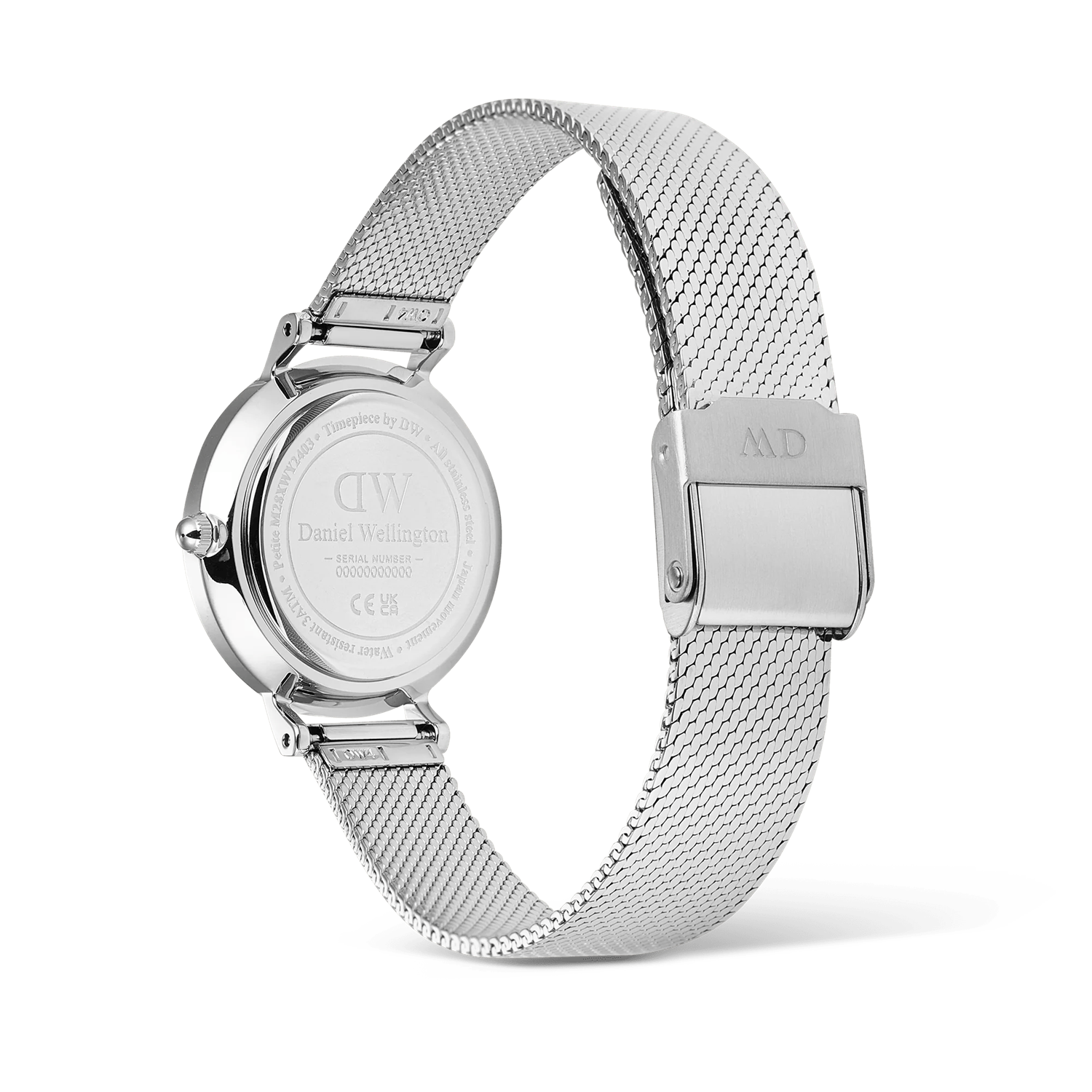 Daniel Wellington Petite&Quadro Mini Reflection Silver Women's Watch DW00100796