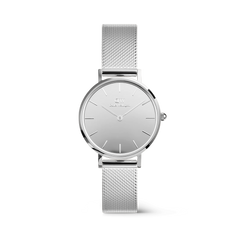 Daniel Wellington Petite&Quadro Mini Reflection Silver Women's Watch DW00100796