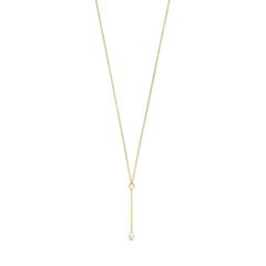 Isabel Bernard Cadeau d'Isabel 14 karat gold necklace and ear studs gift set with freshwater pearls IB90182