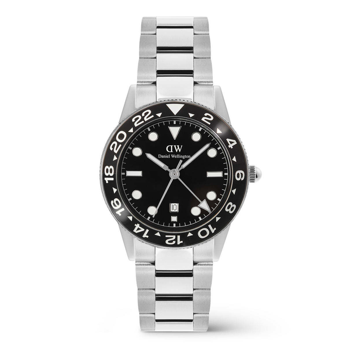 Daniel Wellington Iconic Link Black Ceramic Bezel Men's Watch DW00100919