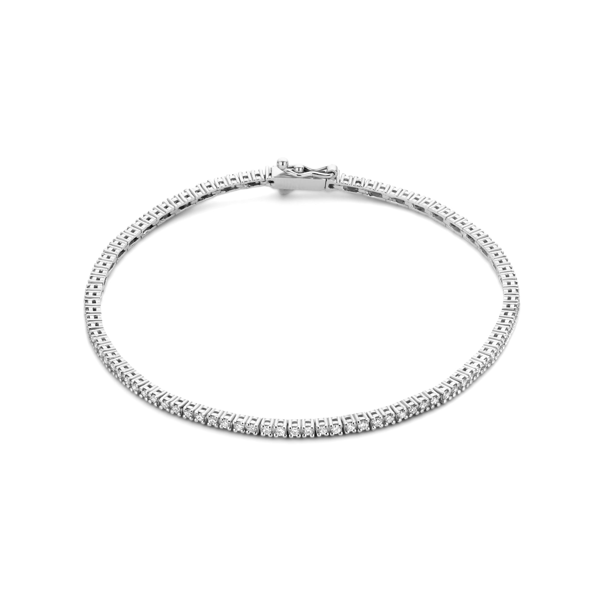 Isabel Bernard De la Paix Madeline 14 Carat Whitegold Tennis Bracelet | diamond 1.08 ct | IBD320006