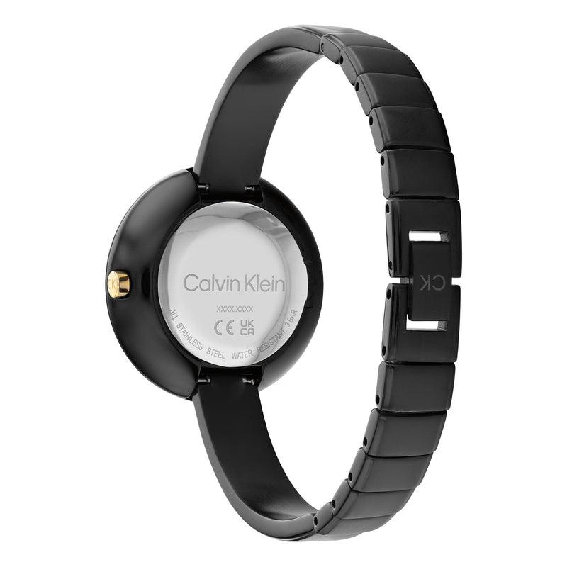 Calvin Klein Confidence Bangle Zwart Dames Horloge 2002-CK25200024-zoom-