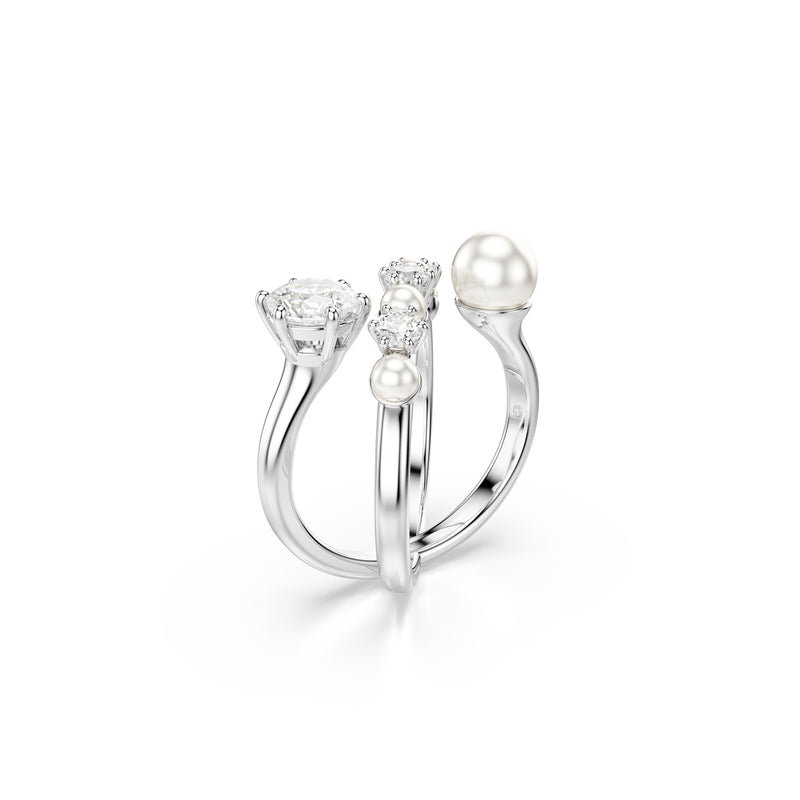 Swarovski Matrix Silver Coloured Ring 5714376-zoom-