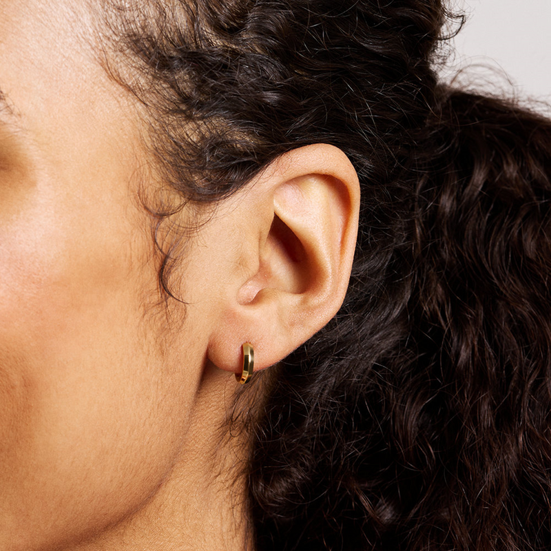 Fossil Harlow Gold Coloured Stainless Steel Earrings JF04912710-zoom-