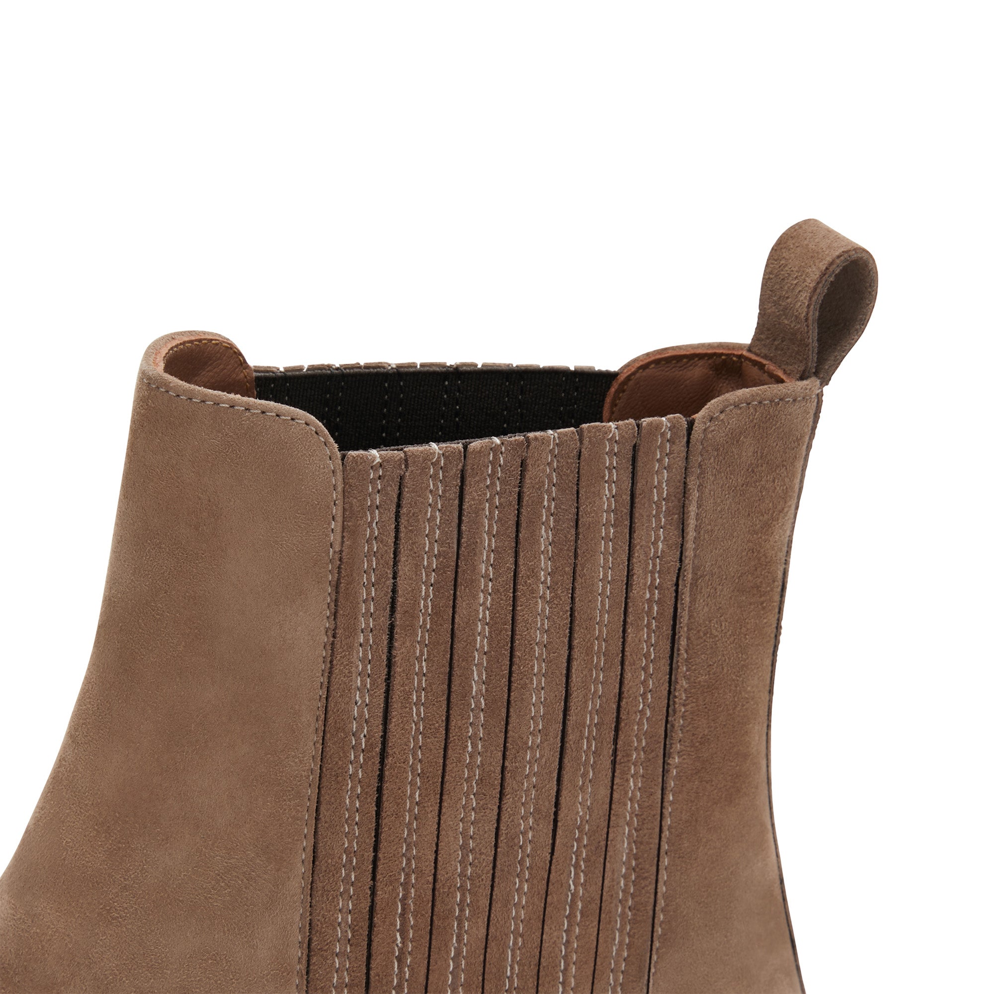 Isabel Bernard Vendôme Chey Taupe Suede Chelsea Boots IB53000SS-178-36