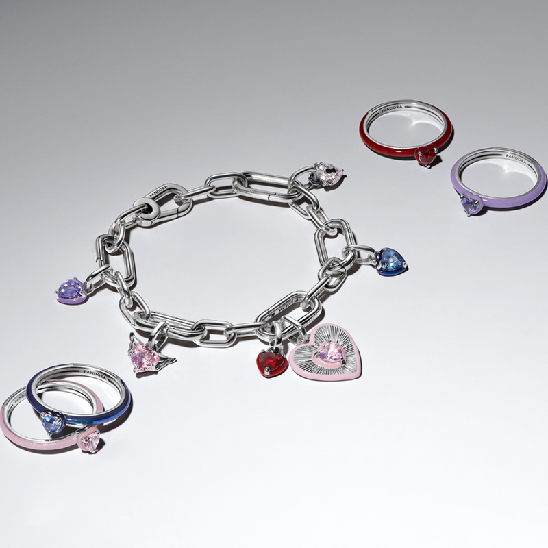 Pandora ME 925 Sterling Silver Purple Heart Chakra Ring 193088C04-52-zoom-