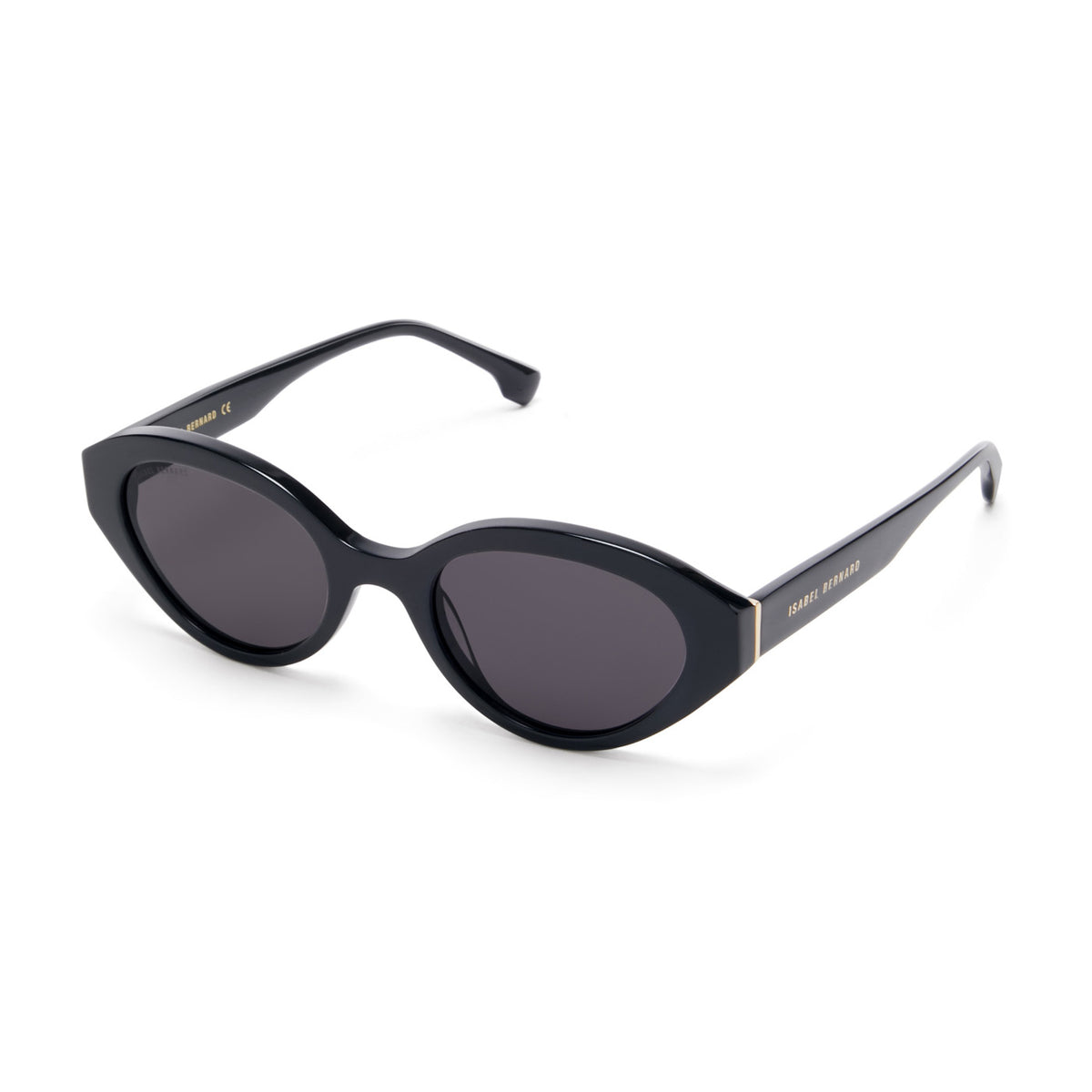 Isabel Bernard La Villette Rosaire Black Ovale Sunglasses IB400002-01-01