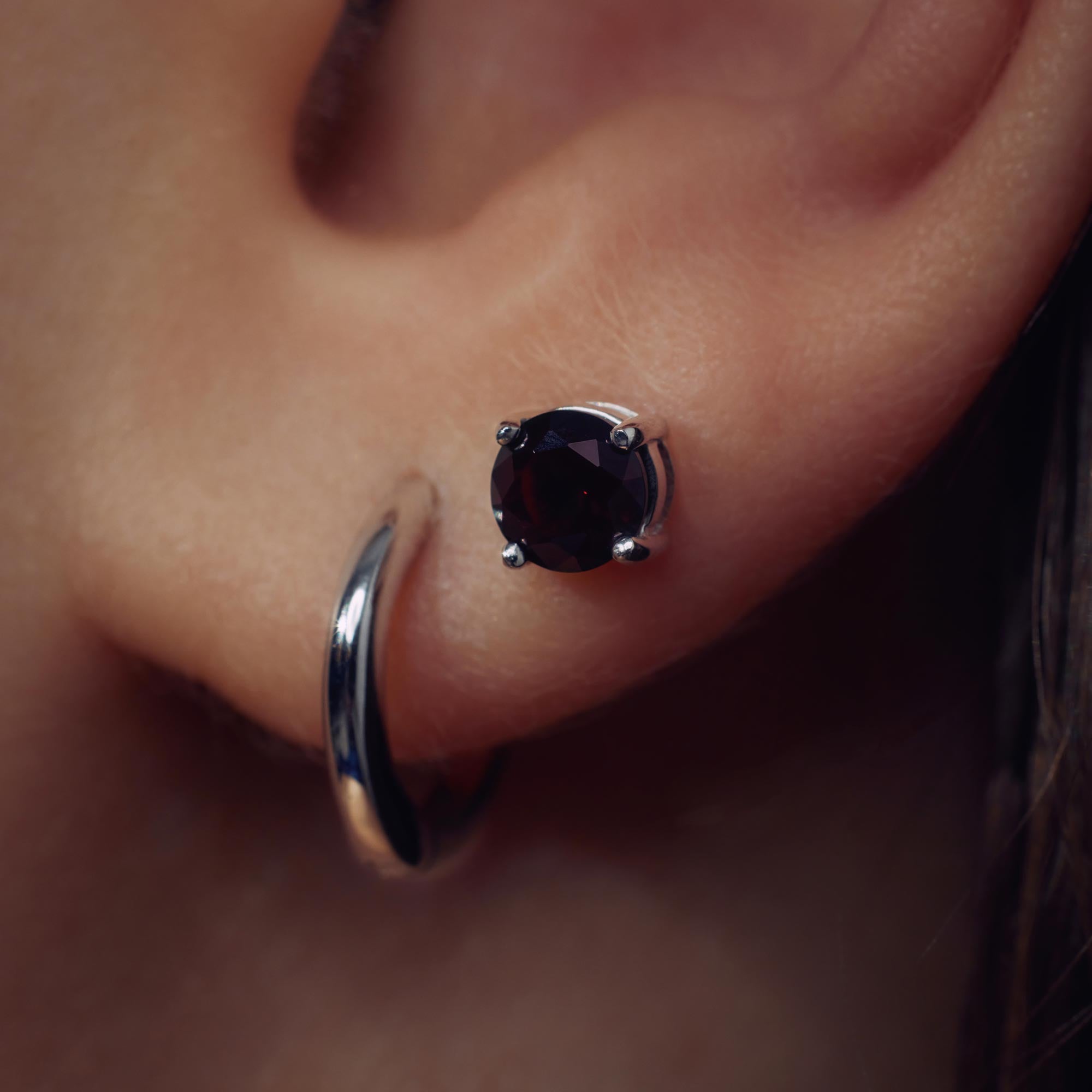 Parte Di Me Santa Maria della Base 925 Sterling Silver Hoop Earrings PDM36061