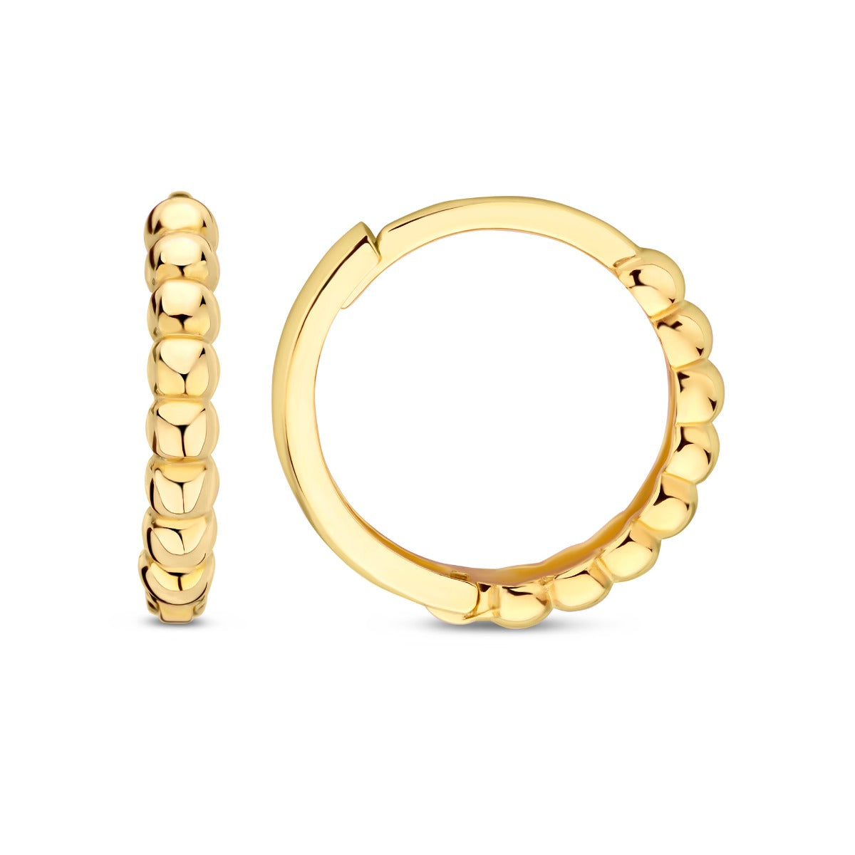 Beloro Jewels La Rinascente Elena 9 karat gold hoop earrings (9.5 mm) BO360071