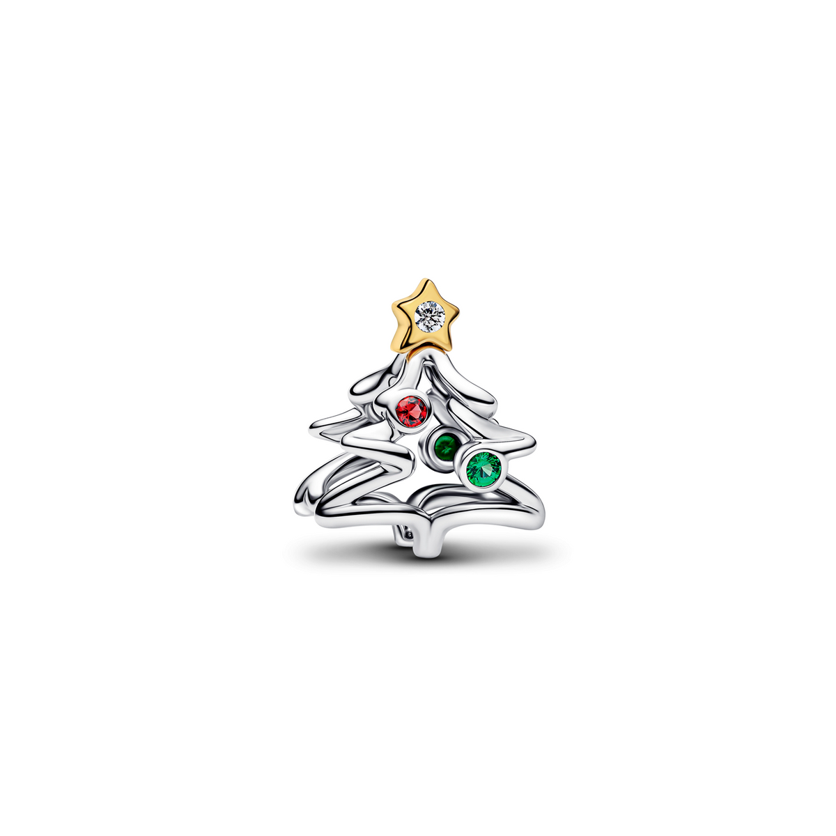 Pandora Moments Gold Plated Christmass Tree Charm 764248C01
