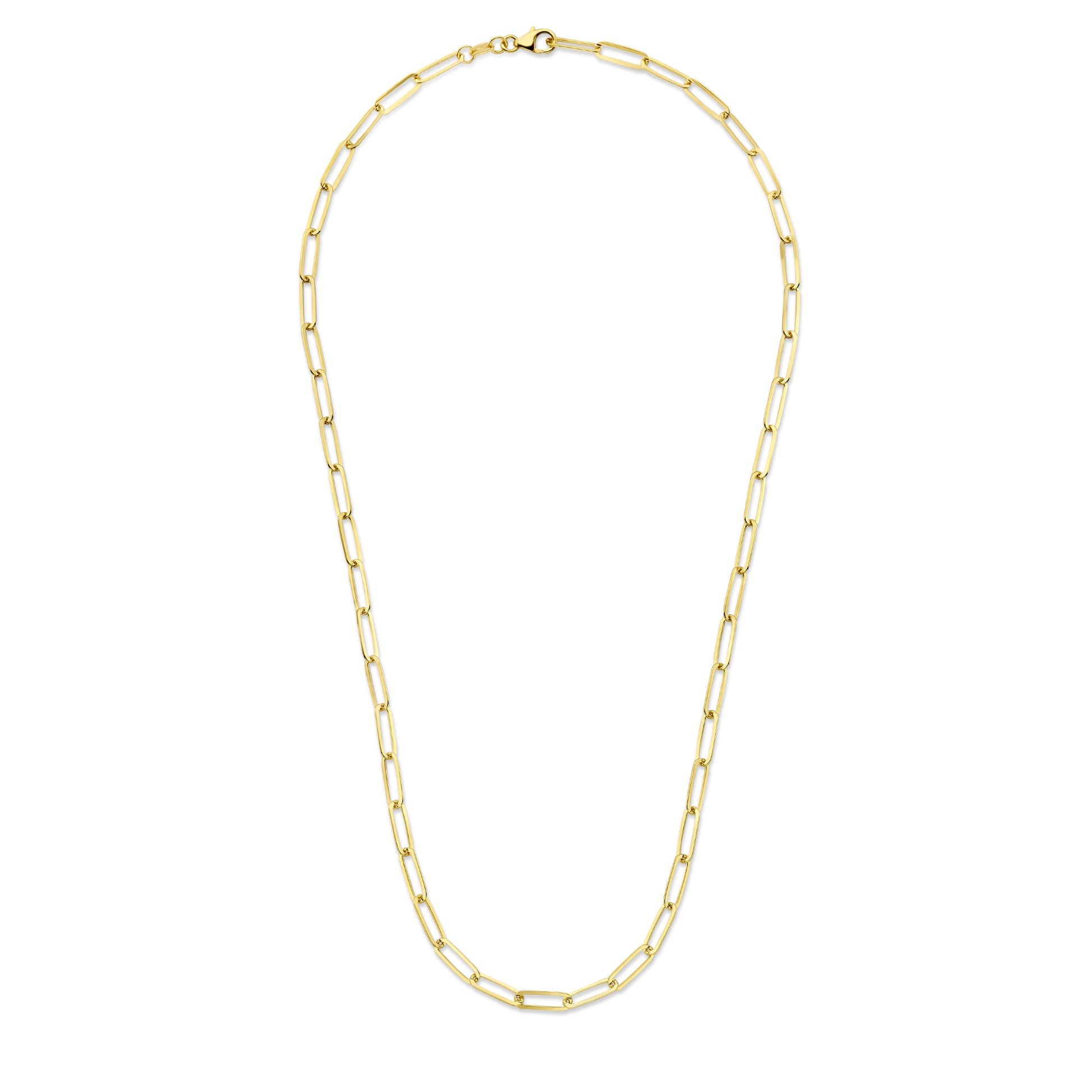 Parte Di Me Bibbiena Poppi Felice 925 Sterling Silver Gold Plated Schakel Necklace PDM34092