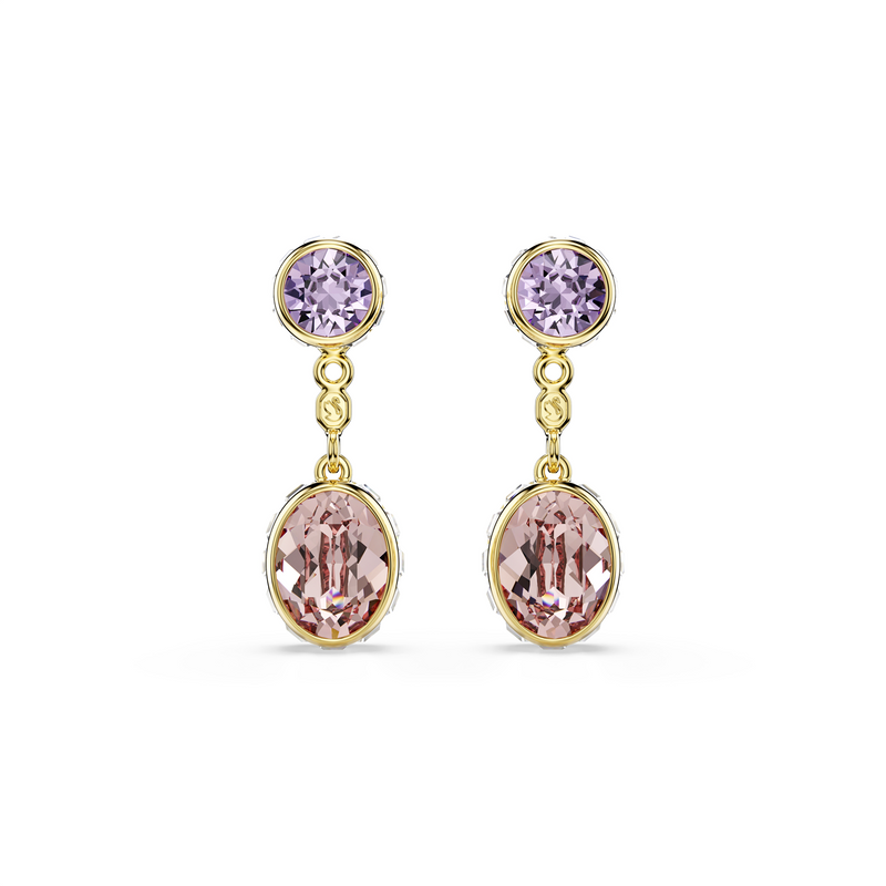 Swarovski Chroma Gold Plated Earrings 5738478-zoom-