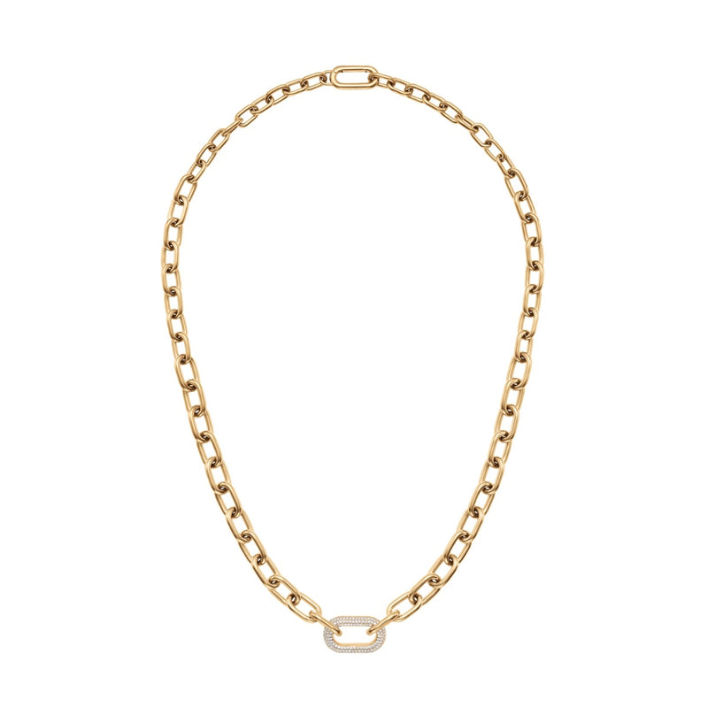 Daniel Wellington Crystal Link Golden Necklace DW00400589-zoom-