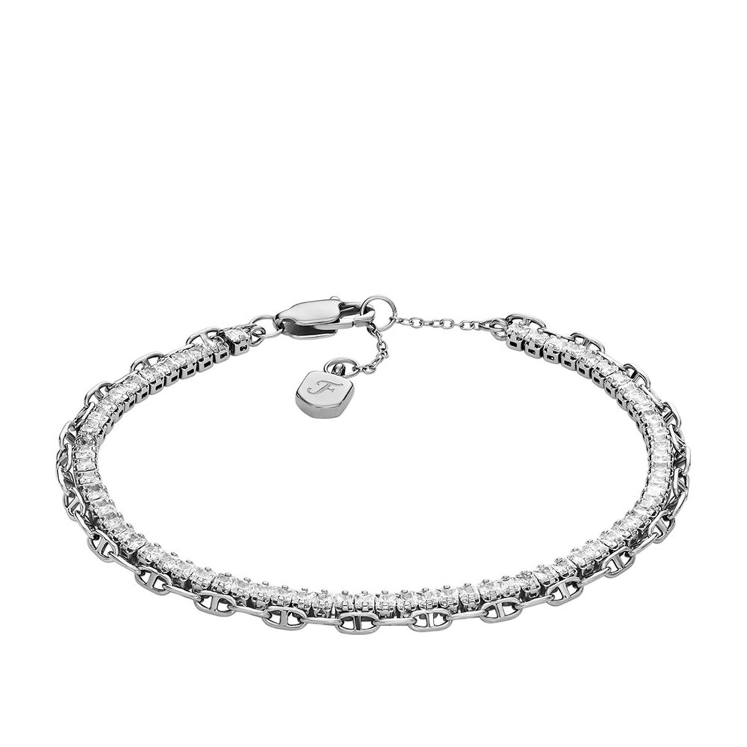 Fossil Heritage Silver Bracelet JA7273040