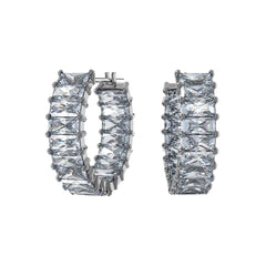 Swarovski Matrix Silver Earrings 5658650