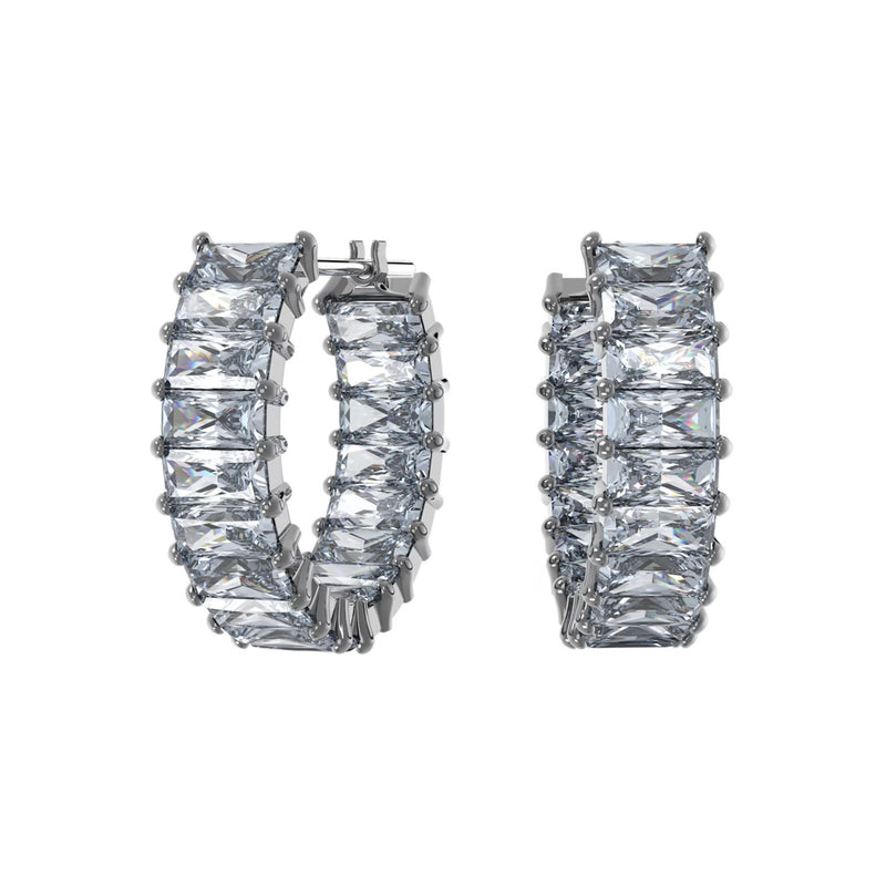 Swarovski Matrix Silver-coloured Earrings 5658650-zoom-