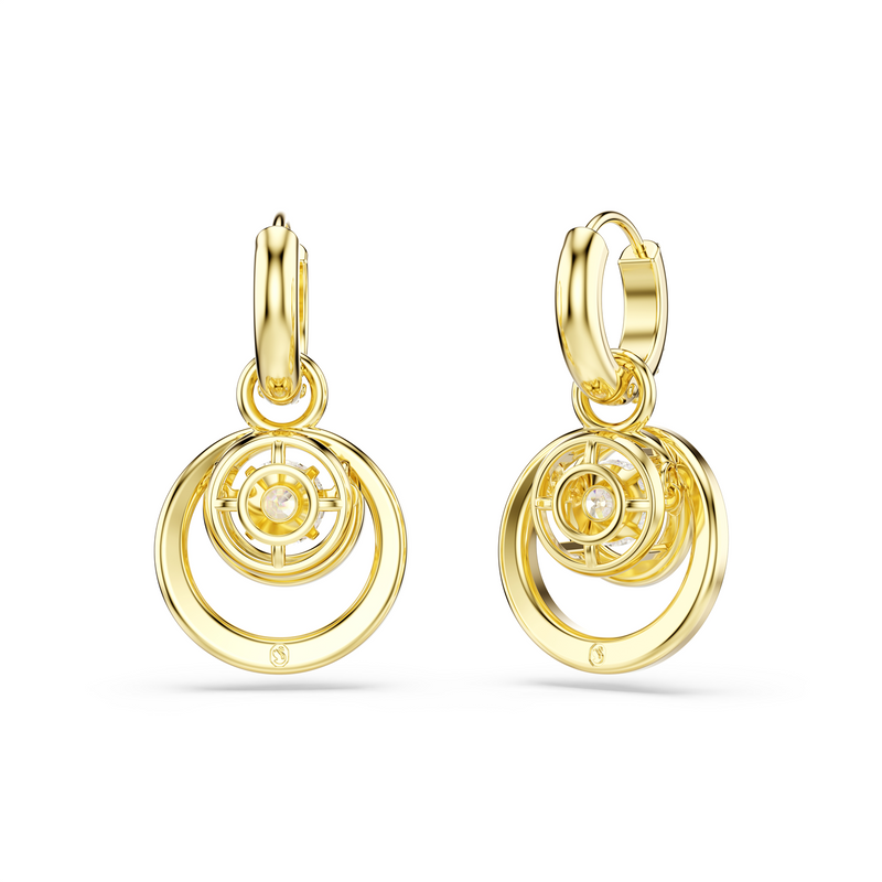 Swarovski Hyperbola Gold Plated Earrings 5738249-zoom-