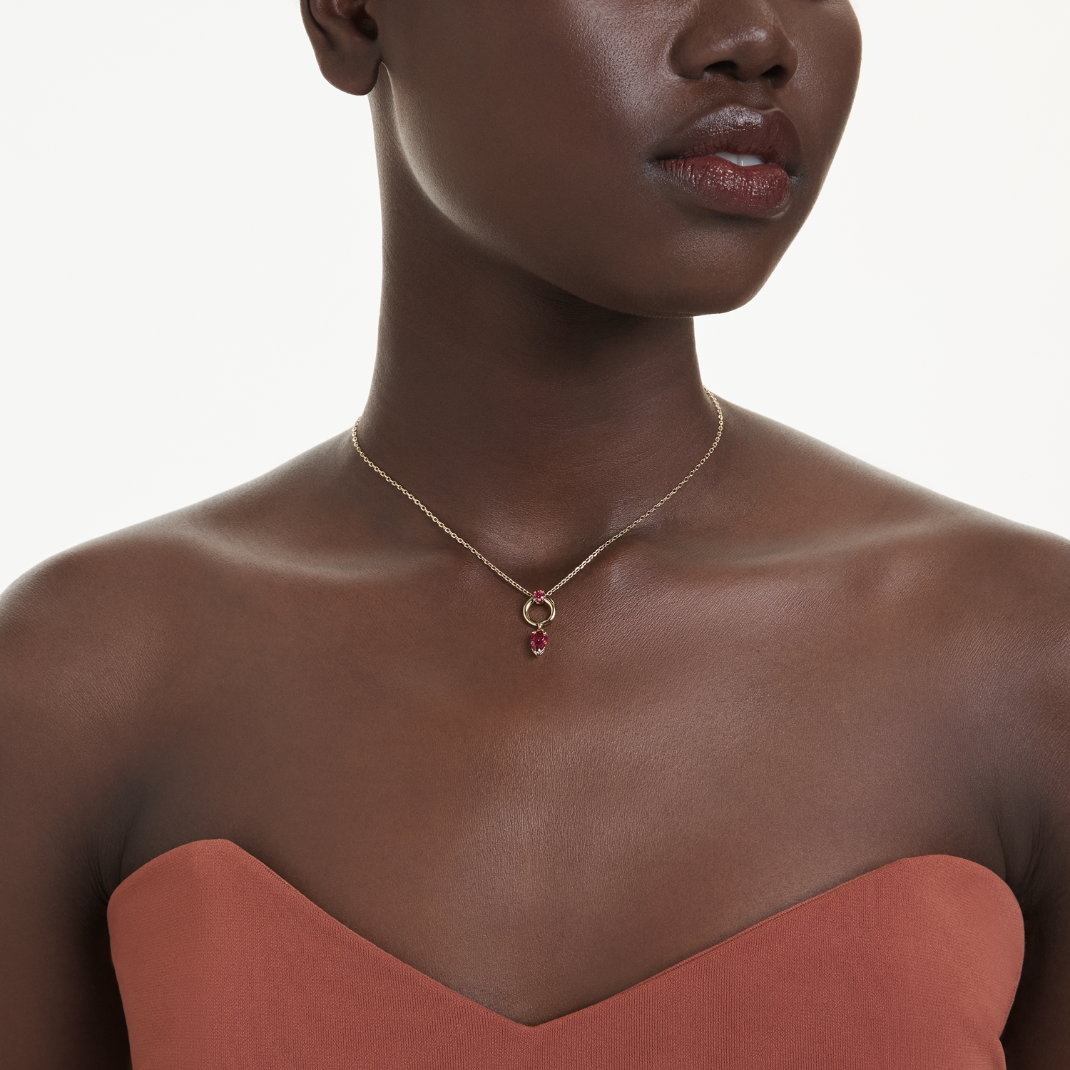 Swarovski Mesmera Gold Coloured Necklace 5732487