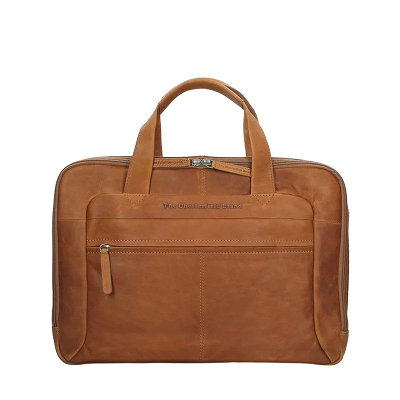 The Chesterfield Brand Ryan Brown Leather Laptop Bag C40.101531-zoom-
