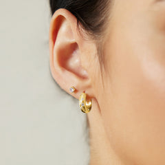 Ania Haie Miss Dainty Gold Coloured Zirconia Earrings AH-E065-04G