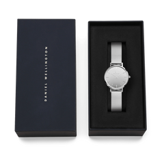 Daniel Wellington Petite&Quadro Mini Reflection Silver Women's Watch DW00100796