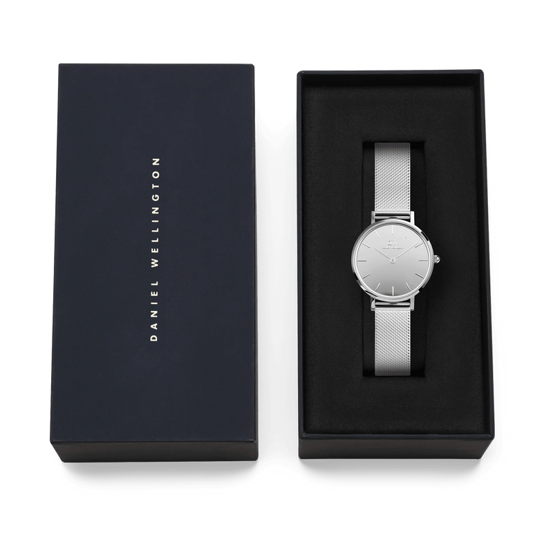 Daniel Wellington Petite&Quadro Mini Reflection Silver Women's Watch DW00100796-zoom-