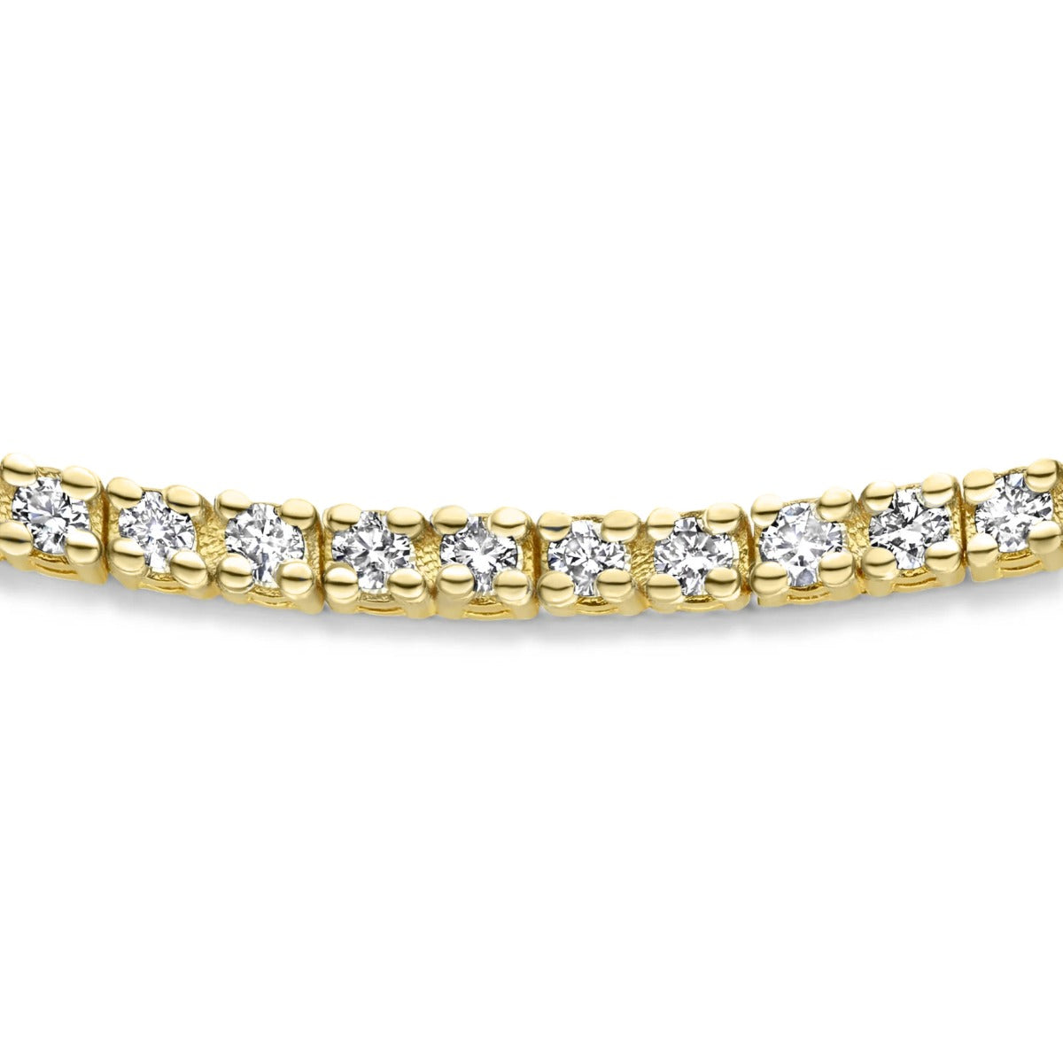 Isabel Bernard De la Paix Madeline 14 Carat Golden Tennis Bracelet | diamond 1.08 ct | IBD320005