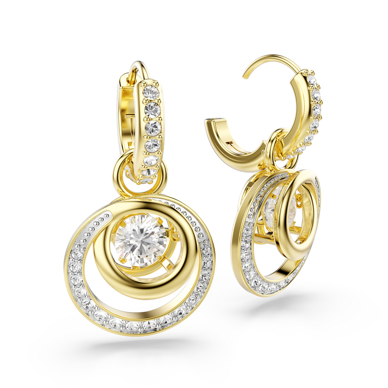 Swarovski Hyperbola Gold Plated Earrings 5738249-zoom-