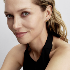 Pandora Essence Gold Plated Organically Shaped Small Heart Earrings 264359C00