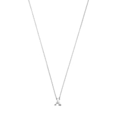 Isabel Bernard Saint Germain Chloé 14 Carat Whitegold Initial Necklace IB340061-A
