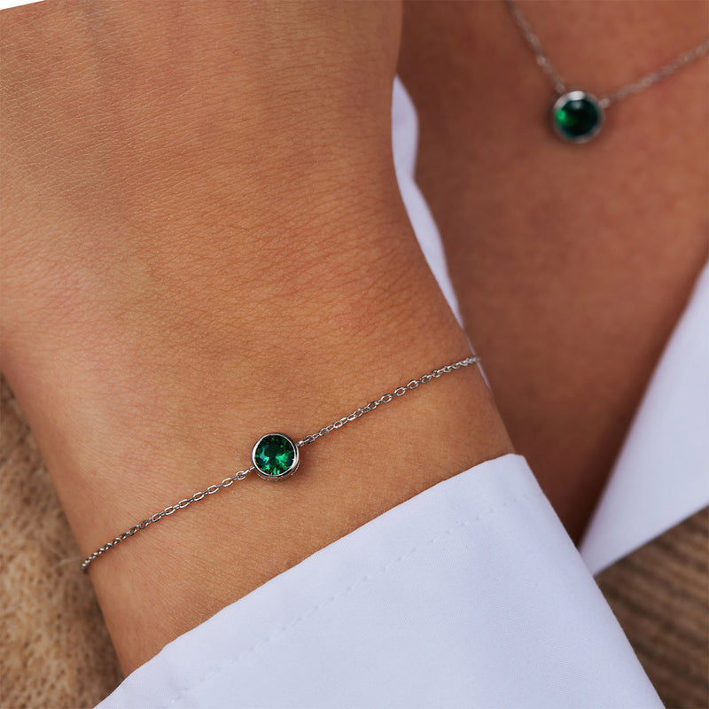 Violet Hamden Venus 925 Sterling Zilveren Armband met Geboortesteen VH320009-JUL-zoom-